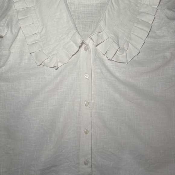 Hand sewn Peter Pan collar top - Picture 2 of 4